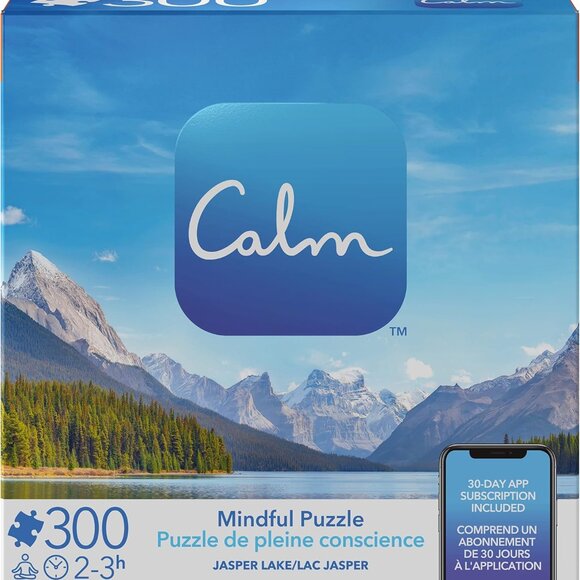 300 Piece Calm Jigsaw Puzzle for Relaxation, Stress Relief, and Mood Elevation, - Picture 3 of 9